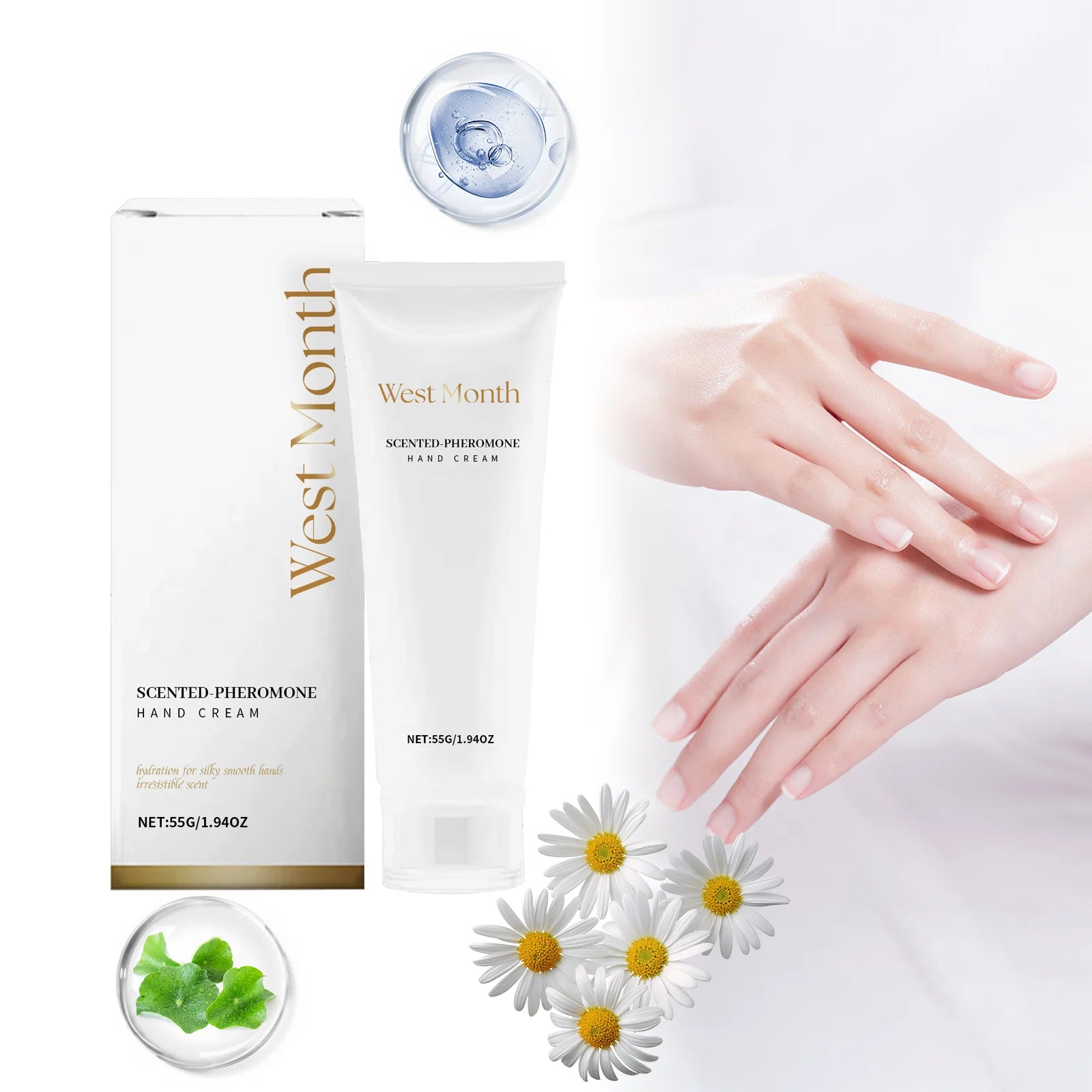 West & Month Panthenol Hydrating Hand Cream (55ml)
