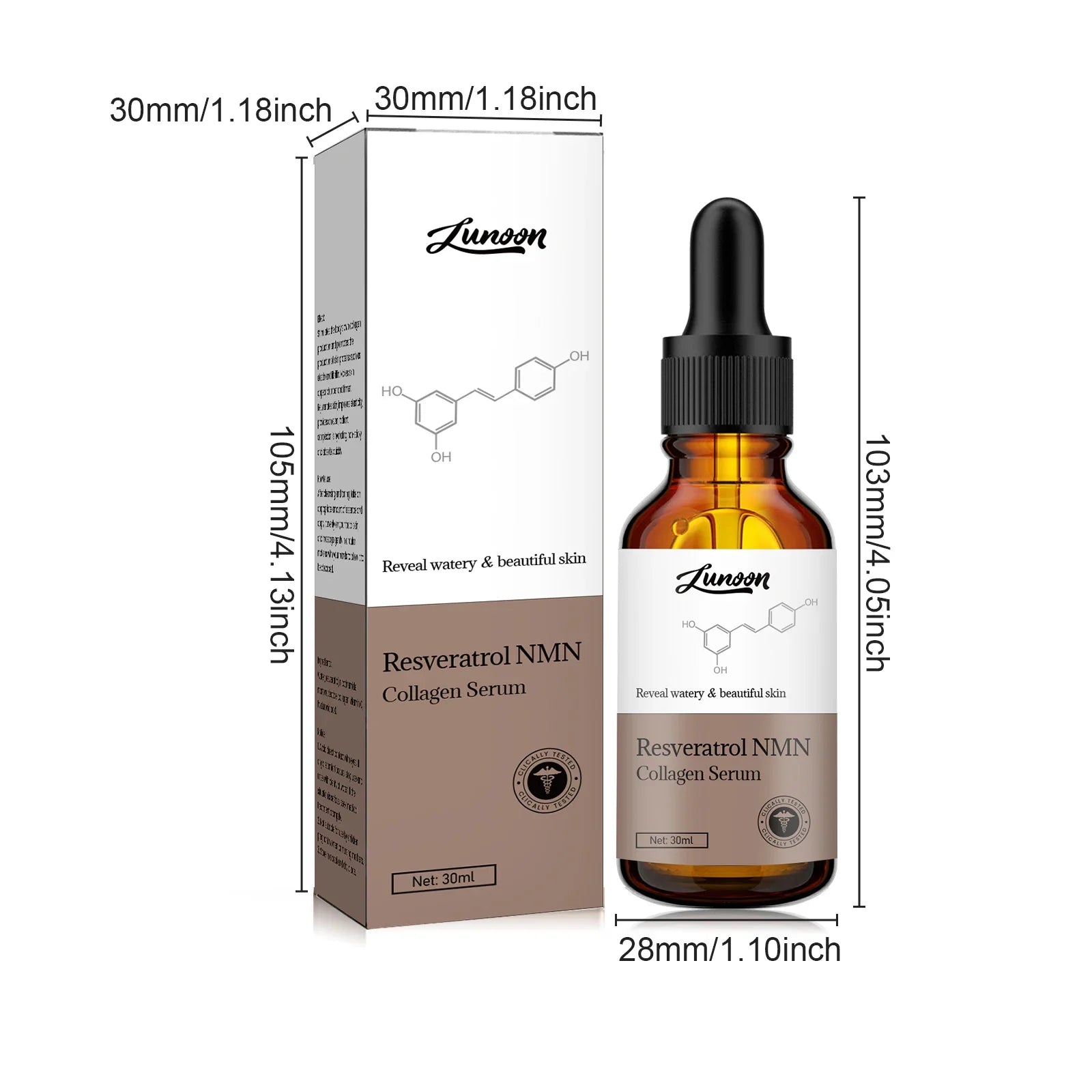 Korean Firming Facial Essence – 30ml Deep Moisturizing & Texture Repair