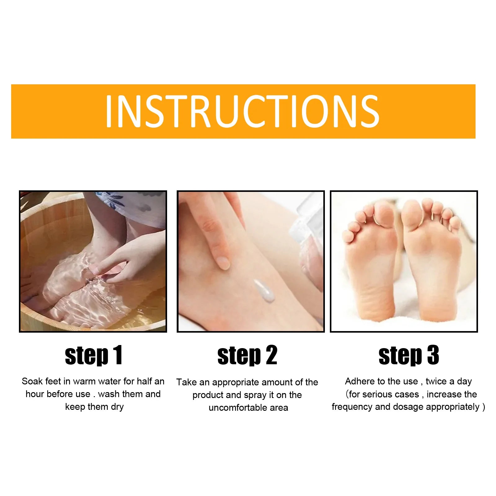 Eelhoe Herbal Anti-Crack Foot Repair Spray (100ml)