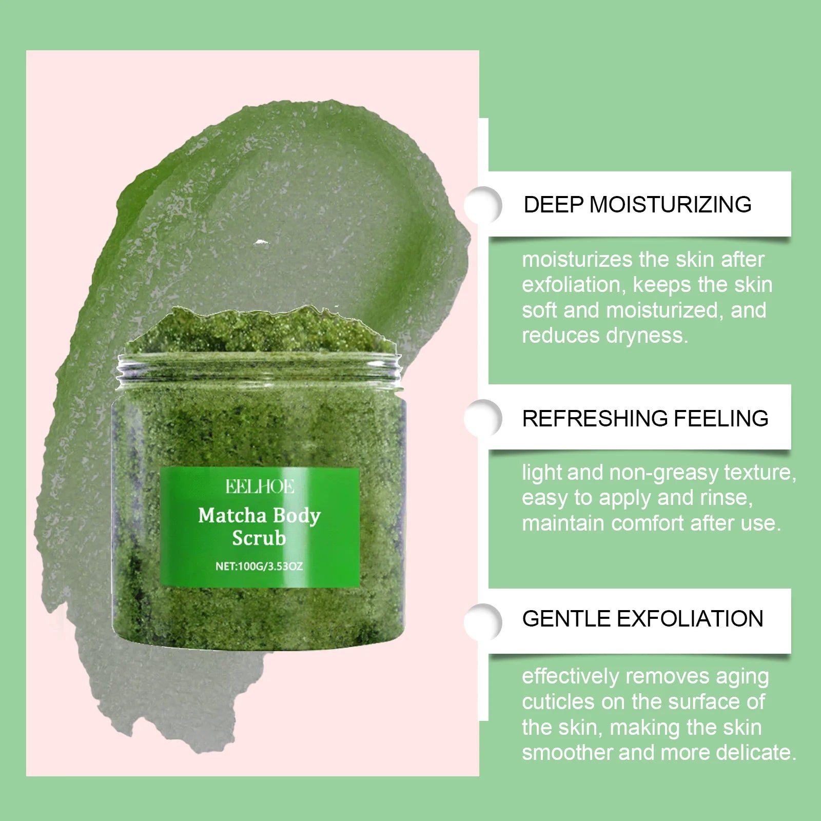 Eelhoe Body Scrub – 120g Deep Exfoliating & Brightening Treatment