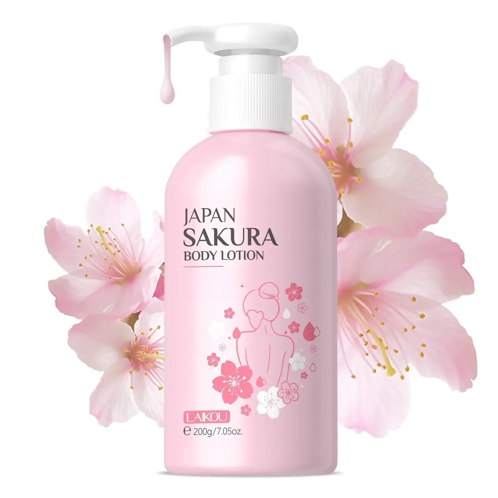 Cherry Blossom Body Lotion – 200g Intensive Moisturizing & Brightening