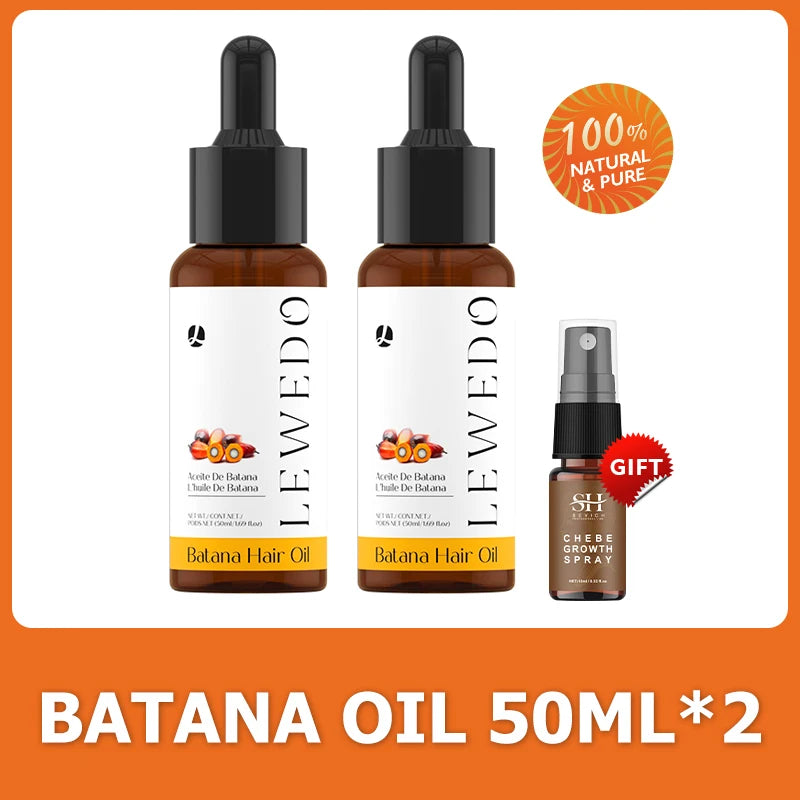 Lewedo 100% Raw Batana Oil Hair Growth Serum