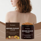OceAura Brown Sugar Body Scrub – 100g Pore Shrinking & Smoothing