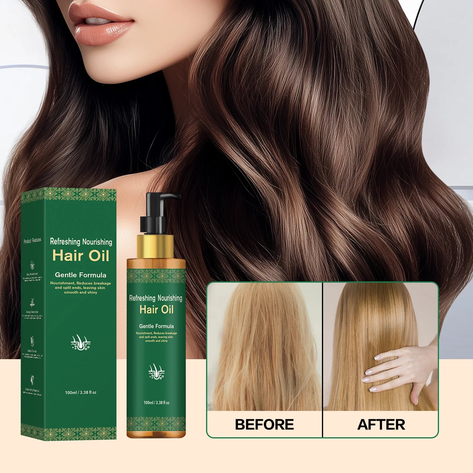 Revitalizing Multi-Oil & Collagen Repair Hair Essential (100ml)