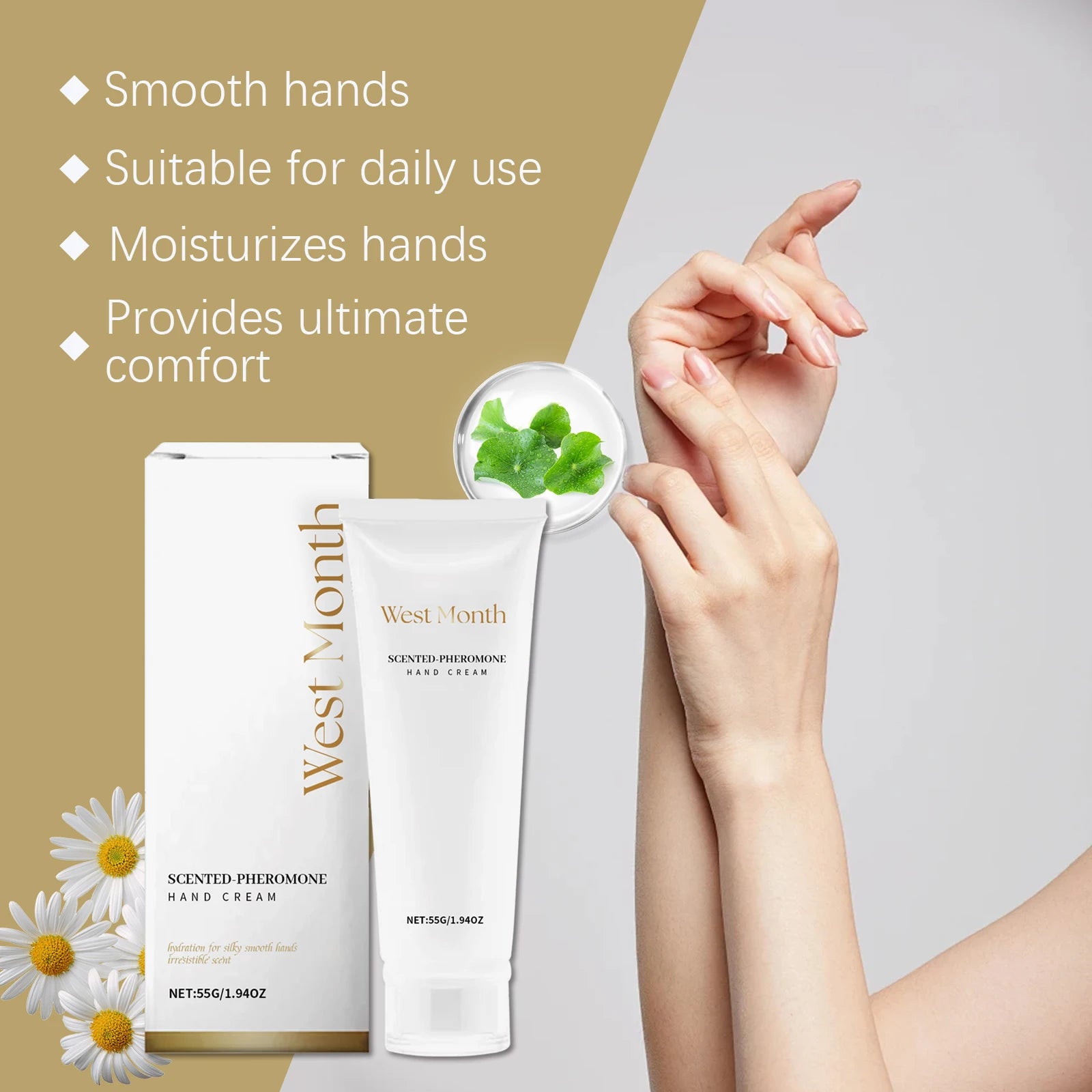West & Month Panthenol Hydrating Hand Cream (55ml)