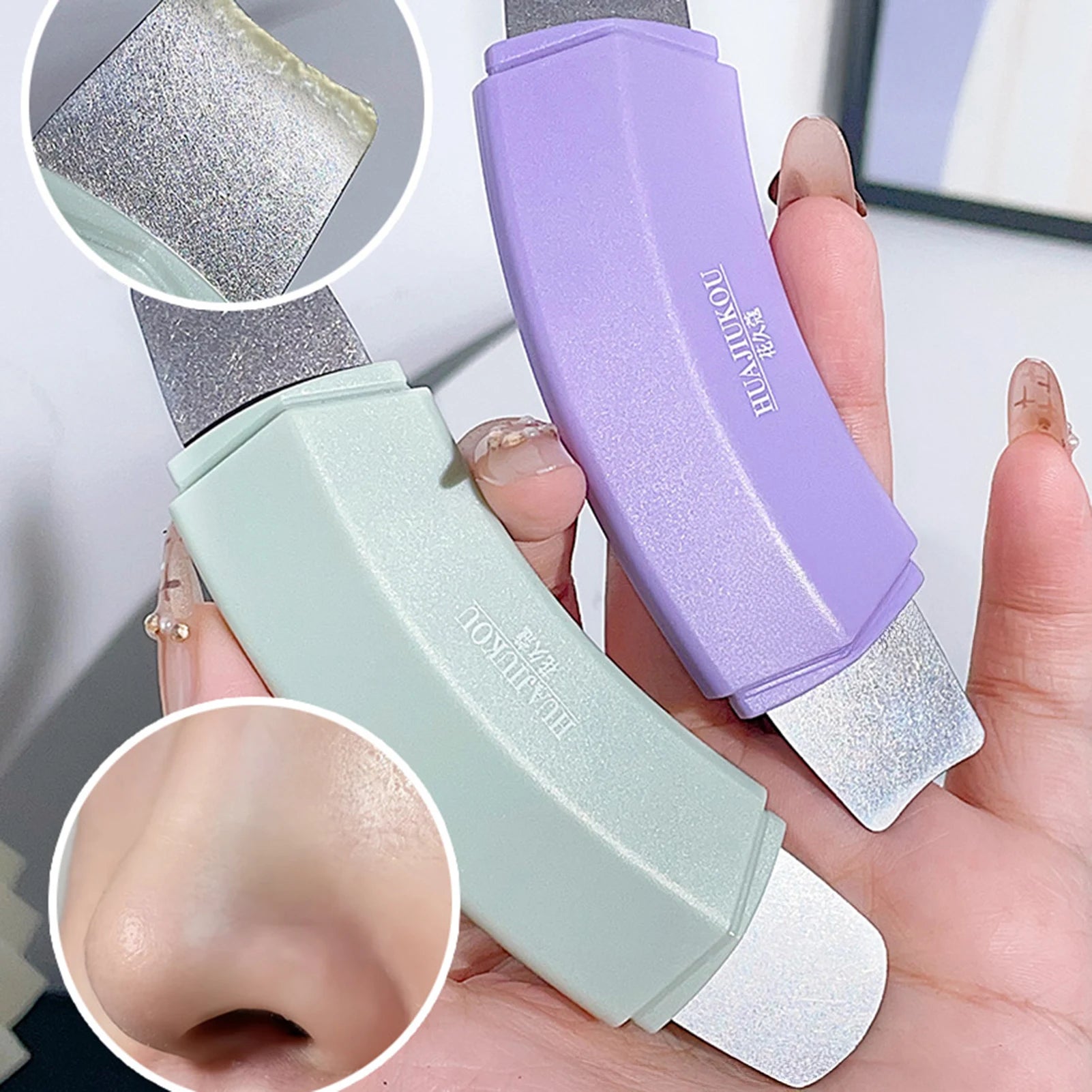 Stainless Steel Deep Cleansing Blackhead Remover & Pore Scrubber