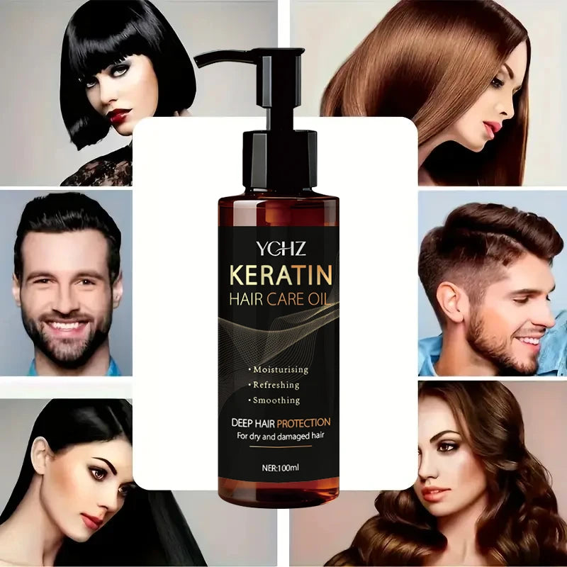 Keratin Intensive Repair & Shine Hair Oil (100ml)
