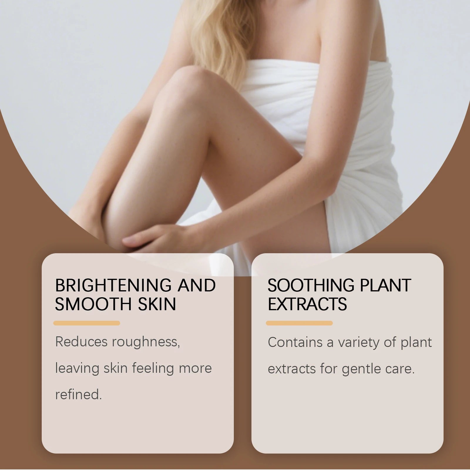 OceAura Brown Sugar Body Scrub – 100g Pore Shrinking & Smoothing