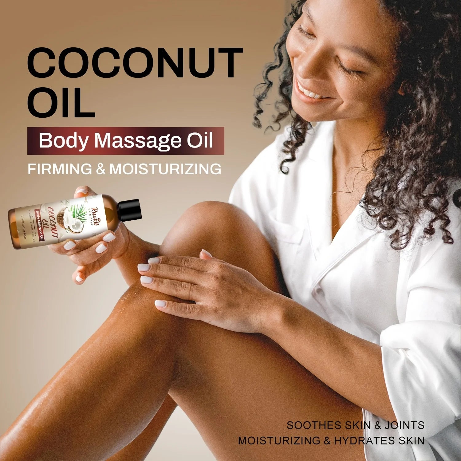 Coconut Oil Body Massage Essence – Deep Hydrating & Long-Lasting Fragrance